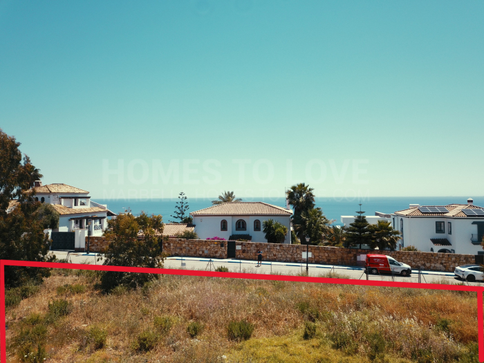 11 building plots with partial seaview from groundfloor and great seaview from first floor