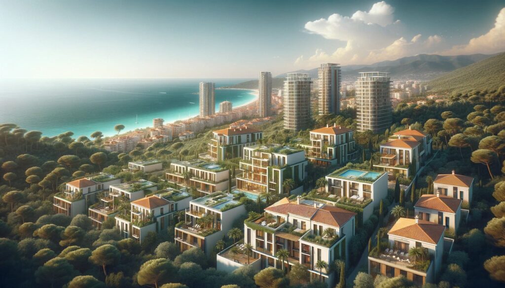 New development in a Mediterranean coastal region