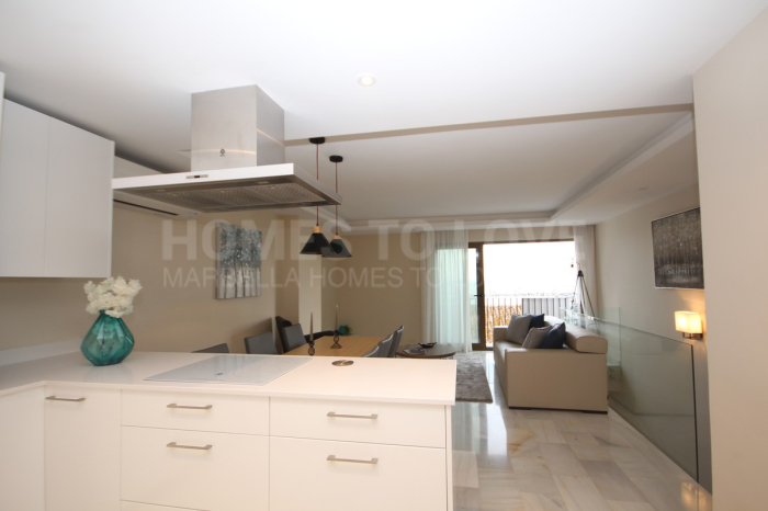 Renovated duplex apartment inside Puerto Banus!