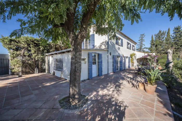 Idyllic Dual Finca on Extensive Grounds with Stables, and Sea Vistas for Sale in Estepona