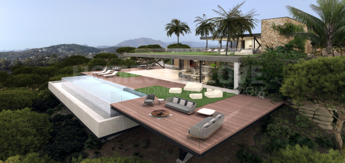 seaview plot almenara golf with unique flow81 architects project and building license