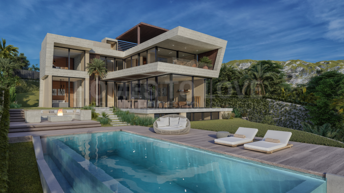 Lujosa Villa de Obra Nueva en Estepona